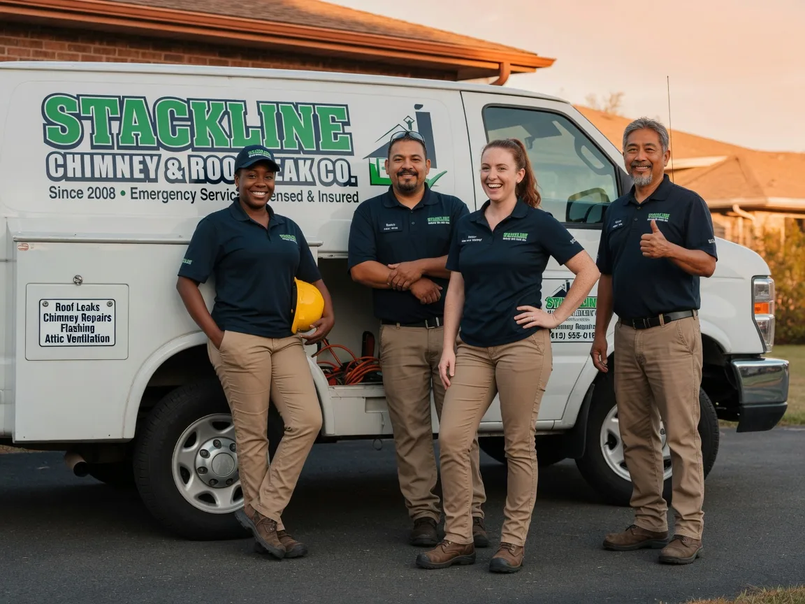 Chimney flashing repair company in Charleston, IL